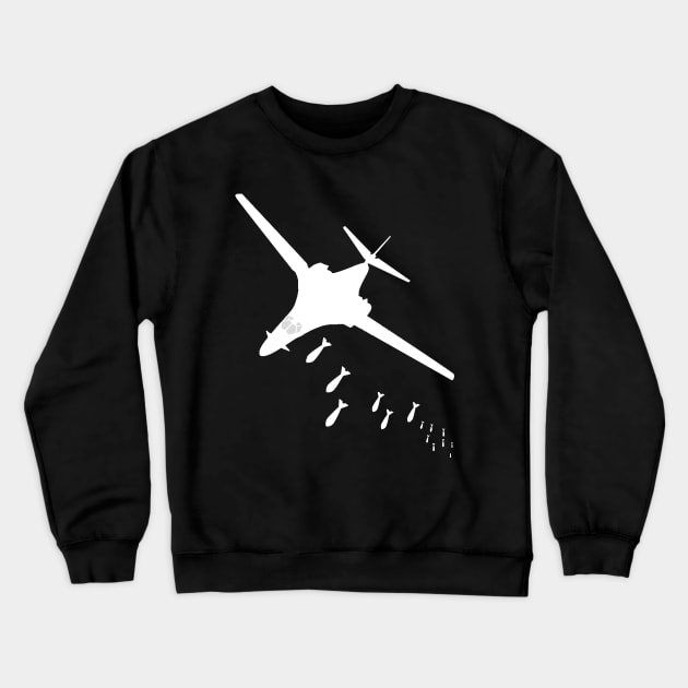 modern bomber Crewneck Sweatshirt by DrTigrou